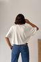 Crep Women's Oversize Crop T-Shirt Viscose Lycra Single Jersey Loose Basic T-Shirt - 4