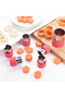 12-piece vegetable cookie cutter set, made of stainless steel, suitable for cakes, cookies, sushi, and fruit. - 2