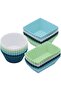 24 Silicone Muffin Molds – Reusable Cupcake Bodies with 3 Shapes (Neutral Colors)