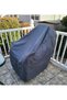 Outdoor chair covers, specifically designed for outdoor furniture, durable, waterproof, dustproof, and fade-resistant (silver). - 4