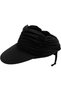 Women's sun hat, wide brim, adjustable, foldable, suitable for ponytails, provides UV protection in summer, outdoor sun protection, UPF 50+ - 4
