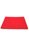 Silicone Baking Mat 1cm Hemispherical Raised Dots Dog Biscuits Treat Mold Chocolate Red