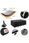213 x 132 x 74 cm black oxford garden furniture cover, outdoor dining table chair protective cover - 2