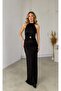 Rolland Glitter Halter Neck Dress