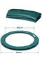 Green trampoline edge cover 8FT – spring protection 244 cm for outdoor trampoline - 3