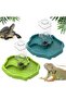 Reptile water fountain set - 2 pieces, turtle and lizard feeder, small reptile corner feeder, ideal for pet care.