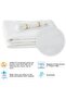 Rectangular Shade Cloth (2x4m, 185g/㎡) - Breathable HDPE Fabric UV Protection Net Awning Cover for Patio & Garden (White) - 2