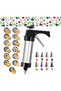 Cookie cutters, piping gun, and nozzles, made of stainless steel, perfect for decorating cookies, pastries, and buttercream, easy to use. - 2