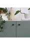 Drum-shaped furniture handles, furniture knobs, cabinet handles, drawer and door handles, gold, 3-piece set - 2
