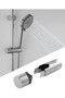 Shower head bracket, adjustable shower head bracket, no-drill shower bracket (suitable for shower rods) - 4