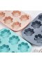 6-Cavity Flower-Shaped Non-Stick Silicone Molds for Candy, Pudding & Baking - 2