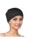 9-Piece Solid Color Women Chemotherapy Cap Set Elastic Headband Pre-Tied Headscarf Woolen Hat Specially Designed for Women Hair Loss - 3