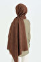Cotton Naia Blend Natural Shawl - Brown - 3