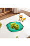 4-Piece Square Snack Plate Set, Transparent Multi-Purpose Appetizer & Fruit Tray for Kitchen & Dining (Green) - 3