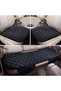 Car Seat Cushions Seat Upholstery Backrest Cushions Front Seat Cushions Wedge-Shaped Driver's Seat Cushion Comfort Travel Black - 4