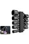 Magnetic socket wrench set, 9 pieces, with quick-release mechanism, 1/4-inch hex shank, suitable for drills/screwdrivers, sizes 5mm to 12mm. - 3