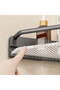 Grey Corner Bathroom Countertop Space-Saving Storage Rack Shelf - 3