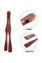High-temperature resistant wood-based food clips, ergonomically designed, suitable for grilling, buffets, or pan-frying steaks. - 2