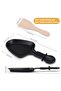 4-piece nonstick coating mini frying pan set with 4 wooden spoons and a portable baking tray for melting cheese and omelets (triangles). - 2