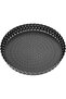 Carbon steel pizza plate, non-stick baking pan for pies, cakes and pizza (9 inch, 24*2.5cm )
