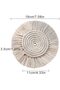 5-piece woven coaster set, handmade glass coasters, non-slip and heat-resistant placemats, coasters, cotton woven coffee and beverage coasters - 2