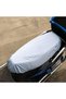 Universal Motorcycle Seat Cover Waterproof Anti-slip Sun Protection 210D Oxford Cloth Dustproof Elastic Seat Protection Silver L - 2