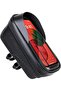 Bicycle bag, hard shell, waterproof, quick-release phone holder, touchscreen, TPU material, suitable for smartphones under 6.8 inches, (1 liter).