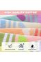 Girls' athletic socks - 5-pack, striped/heart pattern, UK sizes 1-4.5 - suitable for everyday wear - 4