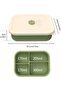 Lunch Box Sandwich Bento Box - Microwave & Dishwasher Safe - For Work & Picnics - Dark Blue - 5
