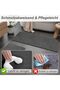 Non-slip bath mat, absorbent bathroom rug: thin 40 x 60 cm, washable quick-drying bath mat, shower mat, bathtub and bathroom mat, toilet mat, gray. - 3
