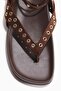 Eyelet-detail sandals - 4