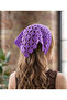 Bohemian Style Knitted Tie-Down Crown Bandana - 2