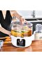Compartment Rotatable Cold Kettle Refrigerator with Faucet Large-capacity Household Ice Water Cup Juice Drink Cold Water Bucket - 2