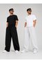 2-Pack Men's Sweatpants (Black and Gray) Loose Leg Oversize Fit