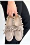 Elora mink suede ballet flats