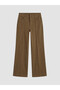 Seray New Season Green Culotte Fit Women's Jean Pants - 5