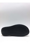 Genuine Leather Black Daily Comfortable Open-Toe Men's Slippers with Buckle - 4