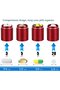 2 PIECES Portable Daily Pill Box Keychain - 3 Compartment Aluminum Alloy Waterproof Pill Box Dispenser - Small Pocket Pill Container - Black/White - 2