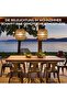 Two Battery-Powered Bohemian Pendant Light Sets Remote Control Wireless Rattan Pendant Lights Garden Camping Balcony LED Lights with Hooks - 5
