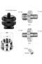 Camera mounting screws, 1/4 to 3/8 tripod screw adapter, 1/4 screw, 3/8 - 20 thread converter adapter, monopod hot shoe mount adapter, ball head... - 2