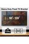 TV Wall Mount for 50-120 Inches Ultra Strong Slim Fixed TV Bracket Heavy Duty 50KG with Wall Fixing Kit for LED LCD OLED - 3