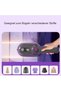 Mini steam iron, 1000 W, foldable portable travel iron, ceramic non-stick sole, 20 second quick heat-up, small iron, steam for home and on the go - 3