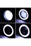 2-Pack Universal Bright Lighting Replacement White 3-inch LED Car Angel Eye Round Fog Lights High Brightness DC 12V IP65 Waterproof - 3