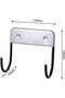 Iron accessory - Ironing board hook - wall mount ironing table support - ironing table hook - ironing table hook - for laundry room, storage - 2
