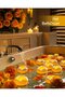 12Pcs White Waterproof LED Floating Candle Lights (5x2.5cm), Romantic Flameless Floating Tea Light Lamps for Pool Wedding Vase Decor - 2