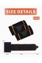 Bandages, rails, and loops for hands and joints, wrist support with elastic bandage for weightlifting, sports, joint pain, 2 pieces in orange - 4