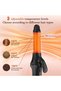 Cordless 2-in-1 Hair Straightener & Curler (black), 25mm ceramic plate travel flat iron (150-180°C). - 3