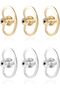 6 earring back inserts, earring accessory support lifter replacement kit