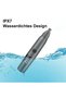 3-in-1 electric nose hair trimmer, rechargeable, men's shaver and eyebrow trimmer, with LED display, waterproof, suitable for travel and home use. - 5