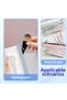 8-pack of clear zipper pencil bags, multi-purpose zipper pencil bags, cosmetic bags, stationery, classroom, and office storage bags (4 colors) - 4